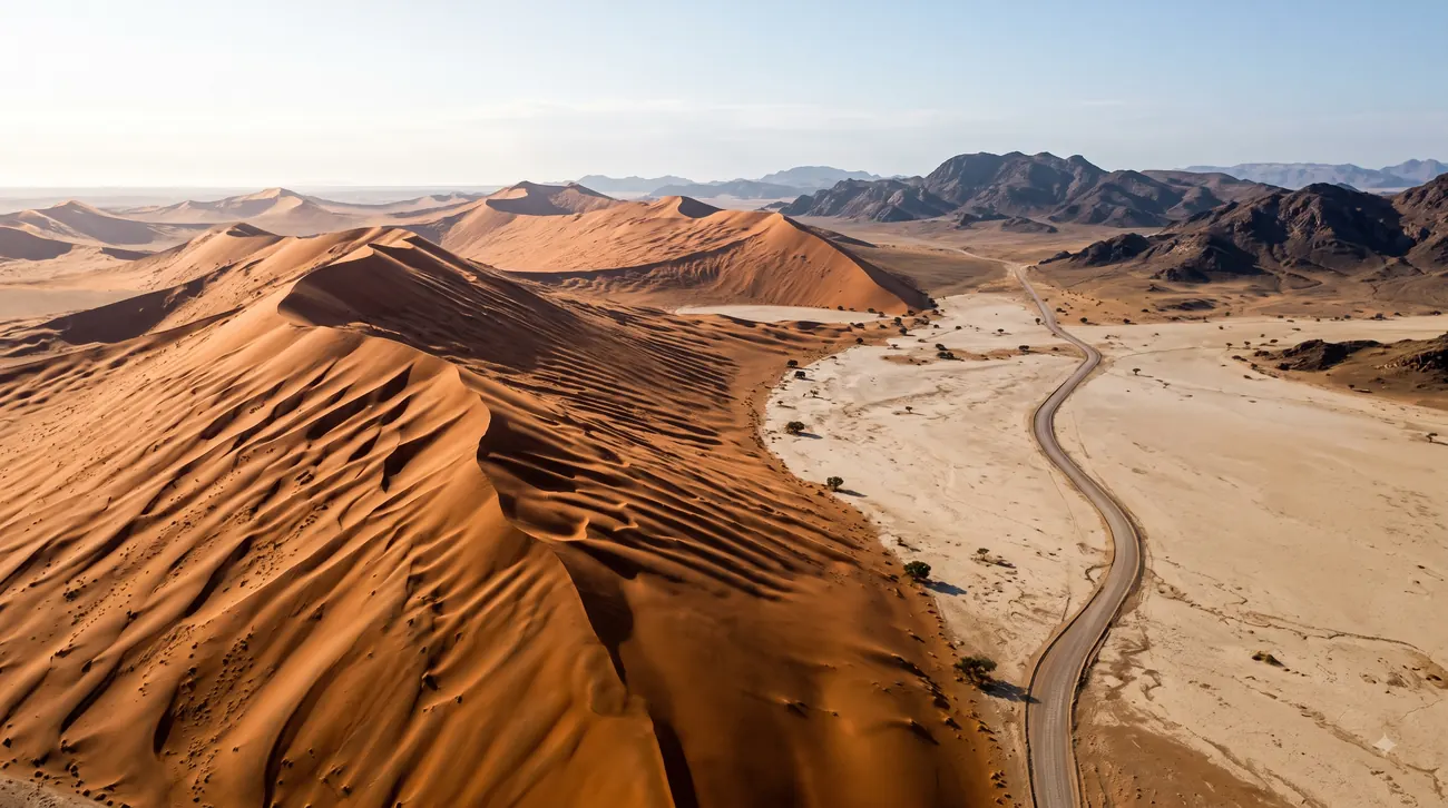 Namibia desert road