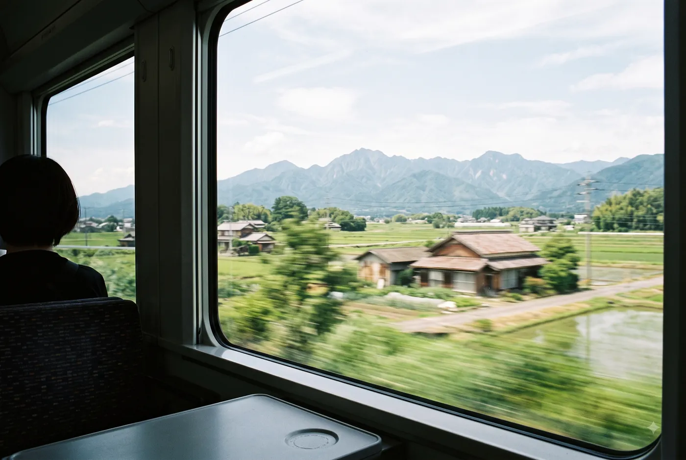 Countryside from the train window